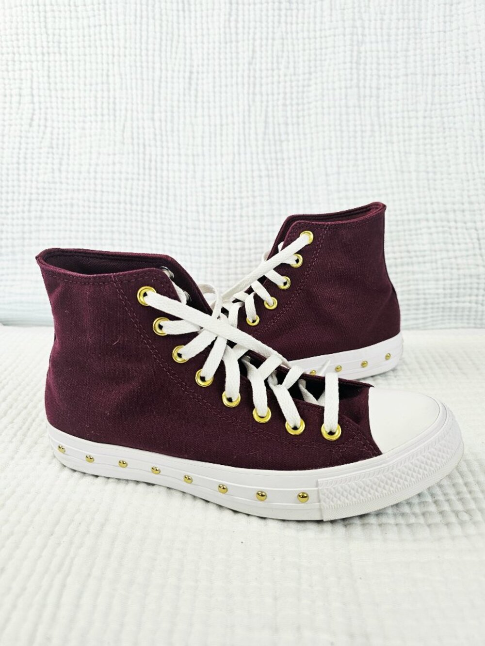 ✨Like New✨ Converse Chuck Taylor All Star High Top - Burgundy - Women's 8.5 - Picture 10 of 11